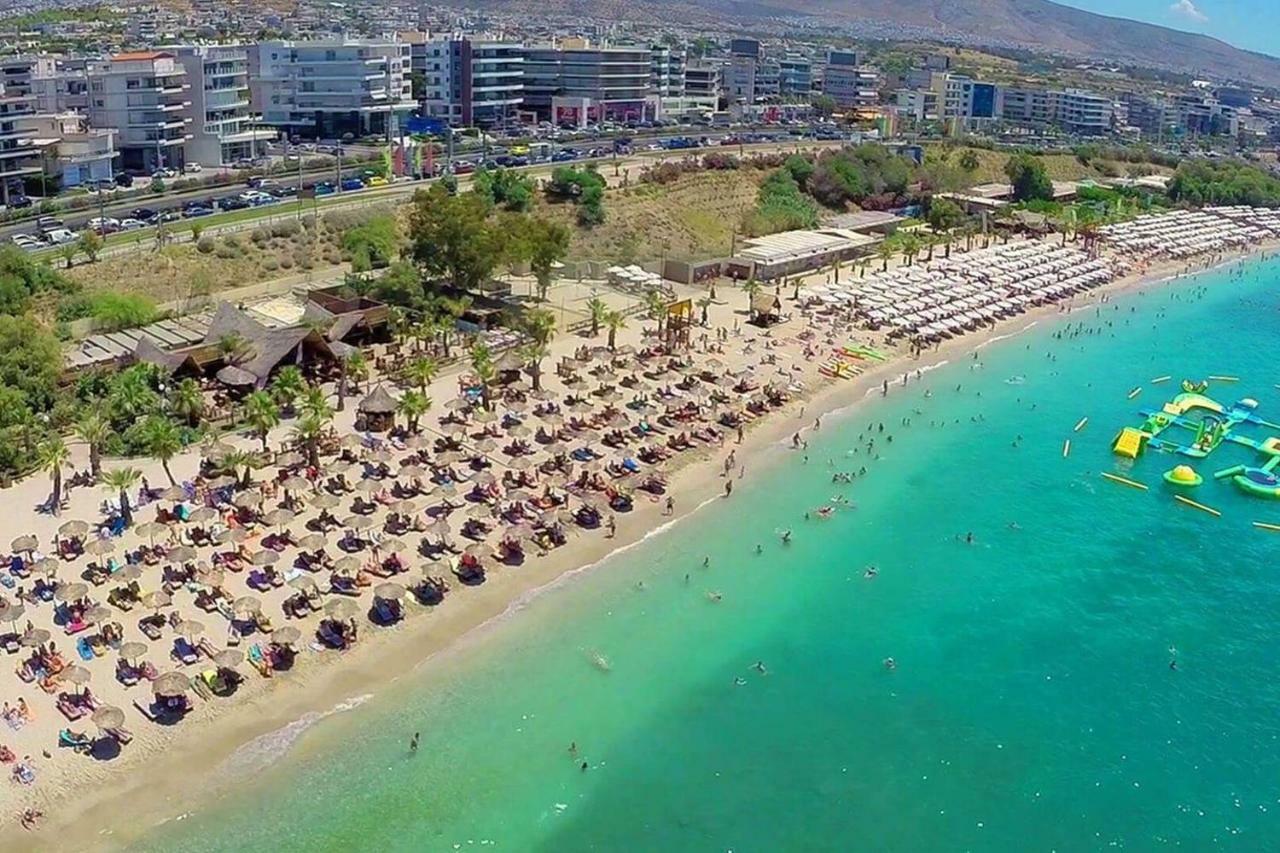 La Vie En Rose Studio,Close To Beach, Paleo Faliro Athén Kültér fotó